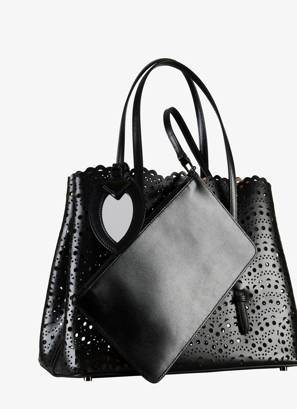 Mina 32 Tote Bag ALAÏA BLACK MINA 32 TOTE BAG